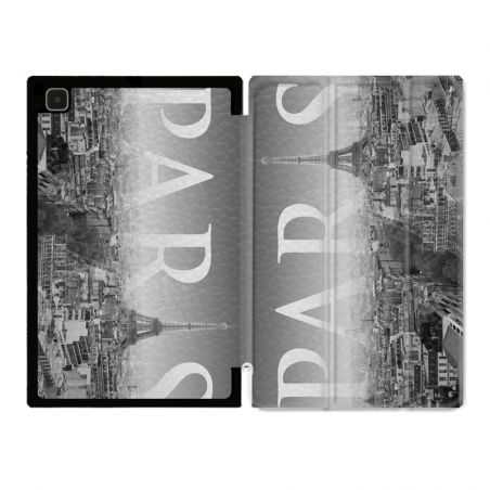 Housse Smart Cover Pour Samsung Galaxy Tab A7 (10.4) France Paris Vintage