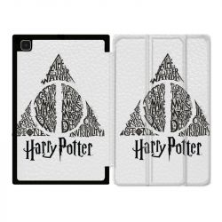 Housse Smart Cover Pour Samsung Galaxy Tab A7 (10.4) WB License Harry Potter Triangle Blanc