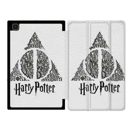 Housse Smart Cover Pour Samsung Galaxy Tab A7 (10.4) WB License Harry Potter Triangle Blanc