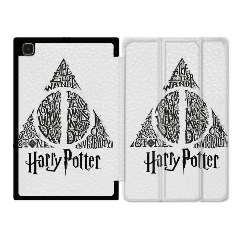 Housse Smart Cover Pour Samsung Galaxy Tab A7 (10.4) WB License Harry Potter Triangle Blanc