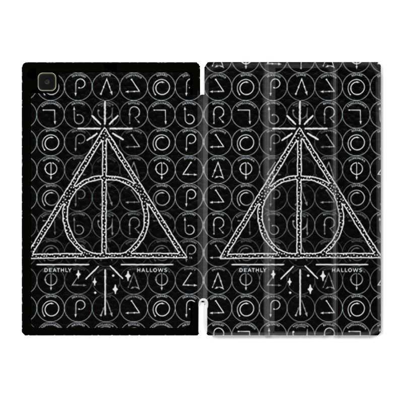Housse Smart Cover Pour Samsung Galaxy Tab A7 (10.4) WB License Harry Potter Triangle noir