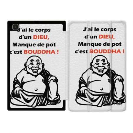 Housse Smart Cover Pour Samsung Galaxy Tab A7 (10.4) Humour Bouddha