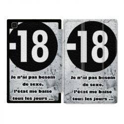 Housse Smart Cover Pour Samsung Galaxy Tab A7 (10.4) Humour 18 Ans