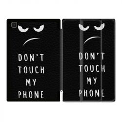 Housse Smart Cover Pour Samsung Galaxy Tab A7 (10.4) Humour Don't Touch