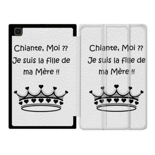 Housse Smart Cover Pour Samsung Galaxy Tab A7 (10.4) Humour Moi Chiante