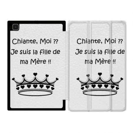 Housse Smart Cover Pour Samsung Galaxy Tab A7 (10.4) Humour Moi Chiante