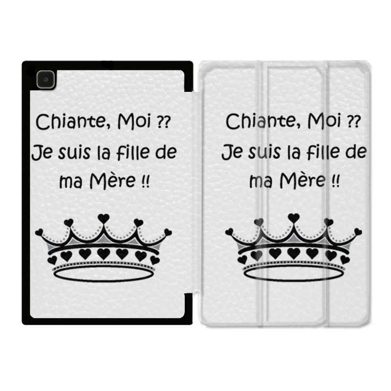 Housse Smart Cover Pour Samsung Galaxy Tab A7 (10.4) Humour Moi Chiante