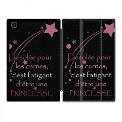 Housse Smart Cover Pour Samsung Galaxy Tab A7 (10.4) Humour Princesse