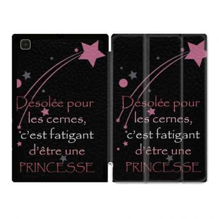 Housse Smart Cover Pour Samsung Galaxy Tab A7 (10.4) Humour Princesse