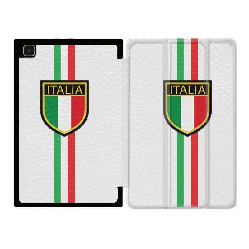 Housse Smart Cover Pour Samsung Galaxy Tab A7 (10.4) Italie 3 Blanc