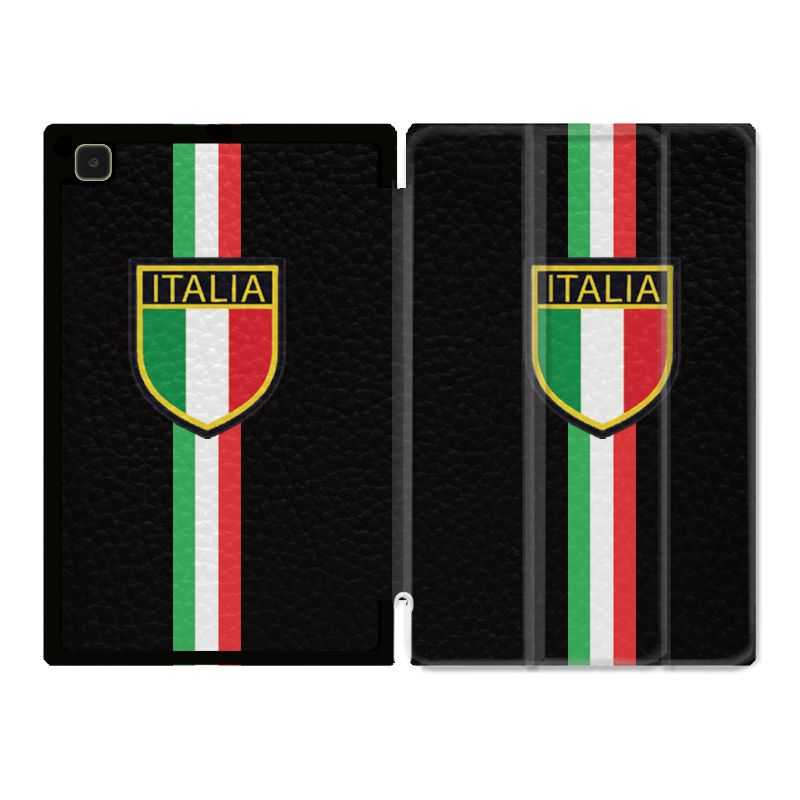 Housse Smart Cover Pour Samsung Galaxy Tab A7 (10.4) Italie 3 Noir