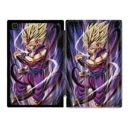 Housse Smart Cover Pour Samsung Galaxy Tab A7 (10.4) Manga Dragon Ball Sangohan Violet