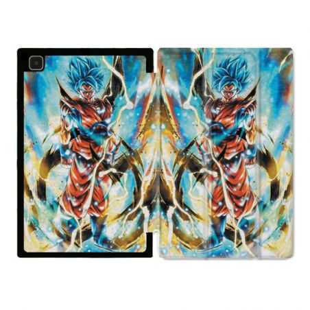 Housse Smart Cover Pour Samsung Galaxy Tab A7 (10.4) Manga Dragon Ball Sangoku Blanc