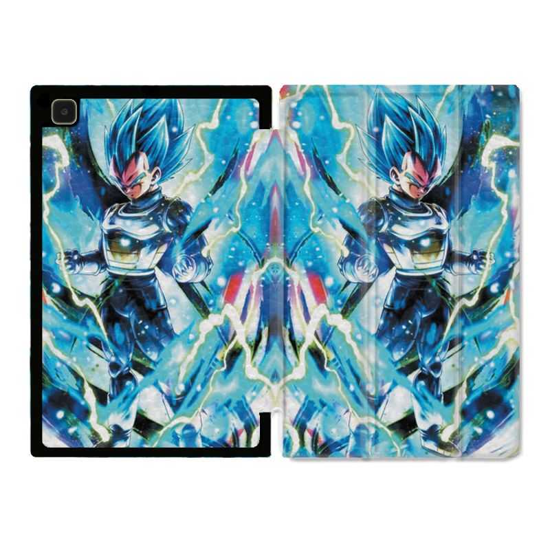 Housse Smart Cover Pour Samsung Galaxy Tab A7 (10.4) Manga Dragon Ball Vegeta Bleu