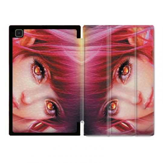 Housse Smart Cover Pour Samsung Galaxy Tab A7 (10.4) Manga Elfe