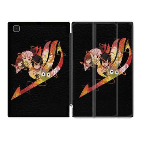 Housse Smart Cover Pour Samsung Galaxy Tab A7 (10.4) Manga Fairy Tail Logo Noir