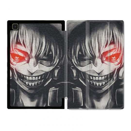Housse Smart Cover Pour Samsung Galaxy Tab A7 (10.4) Manga Kaneki Noir