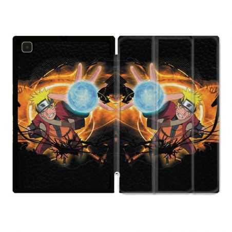 Housse Smart Cover Pour Samsung Galaxy Tab A7 (10.4) Manga Naruto Noir