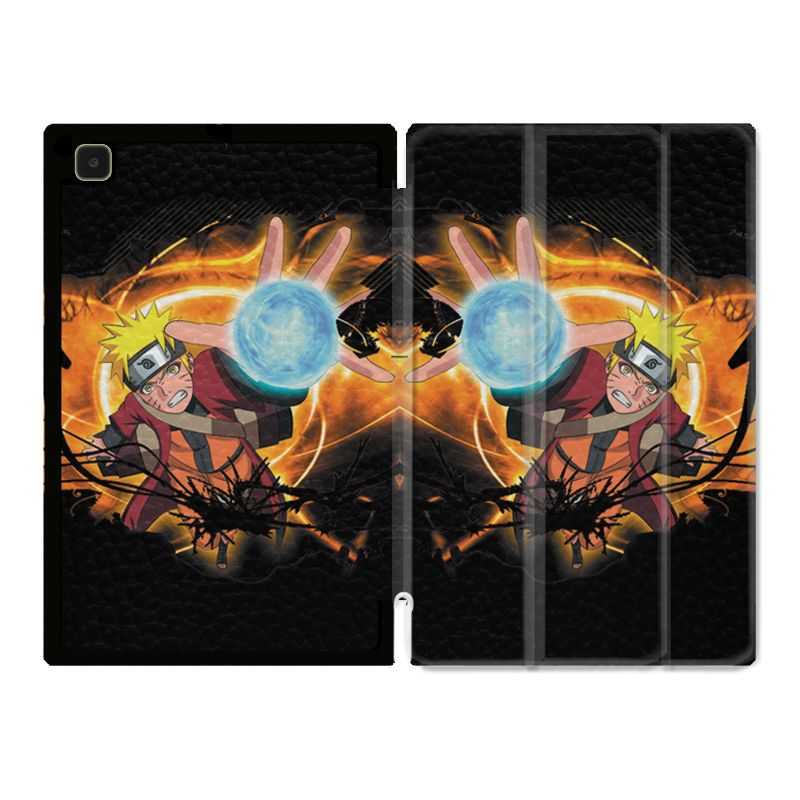 Housse Smart Cover Pour Samsung Galaxy Tab A7 (10.4) Manga Naruto Noir