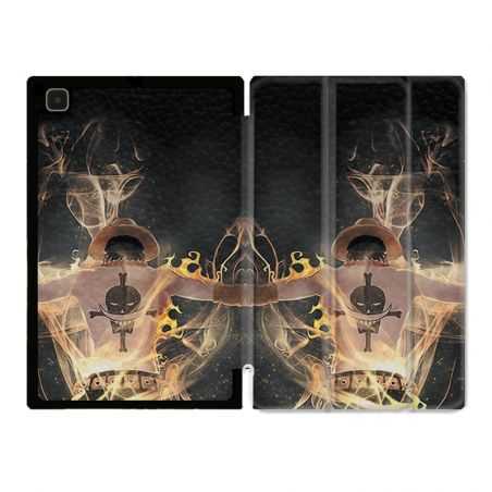 Housse Smart Cover Pour Samsung Galaxy Tab A7 (10.4) Manga One Piece Ace Noir