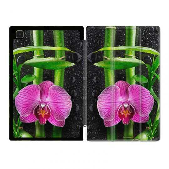 Housse Smart Cover Pour Samsung Galaxy Tab A7 (10.4) Orchidee Bambou