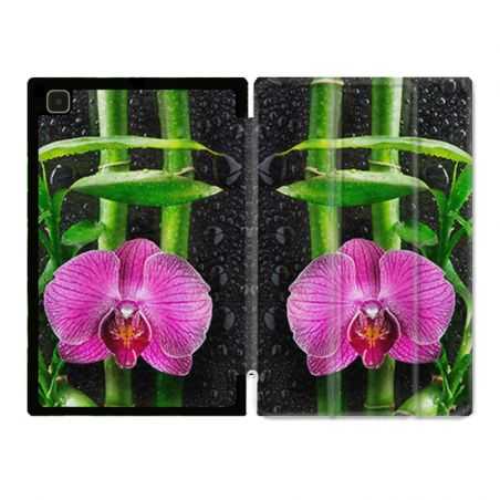 Housse Smart Cover Pour Samsung Galaxy Tab A7 (10.4) Orchidee Bambou