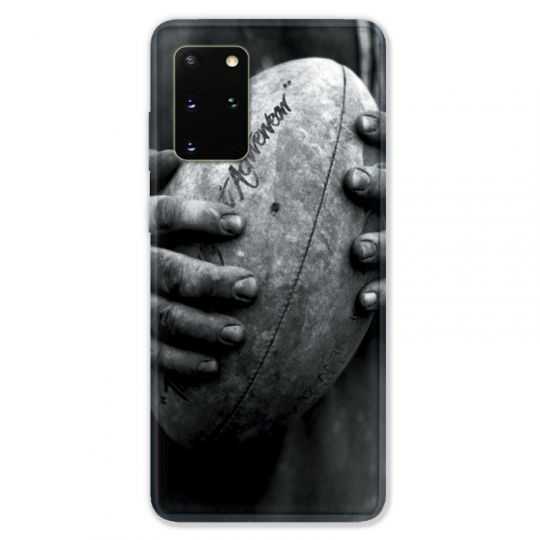 Coque pour Samsung Galaxy S20 PLUS Rugby ballon vintage