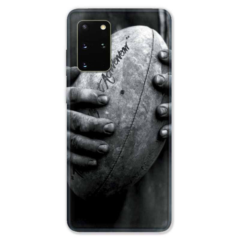 Coque pour Samsung Galaxy S20 PLUS Rugby ballon vintage
