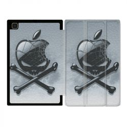 Housse Smart Cover Pour Samsung Galaxy Tab A7 (10.4) Pomme Tete Mort