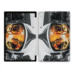 Housse Smart Cover Pour Samsung Galaxy Tab A7 (10.4) Pompier Casque Feu