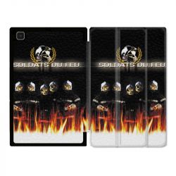 Housse Smart Cover Pour Samsung Galaxy Tab A7 (10.4) Pompier Soldat