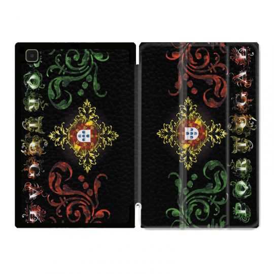 Housse Smart Cover Pour Samsung Galaxy Tab A7 (10.4) Portugal Arabesque