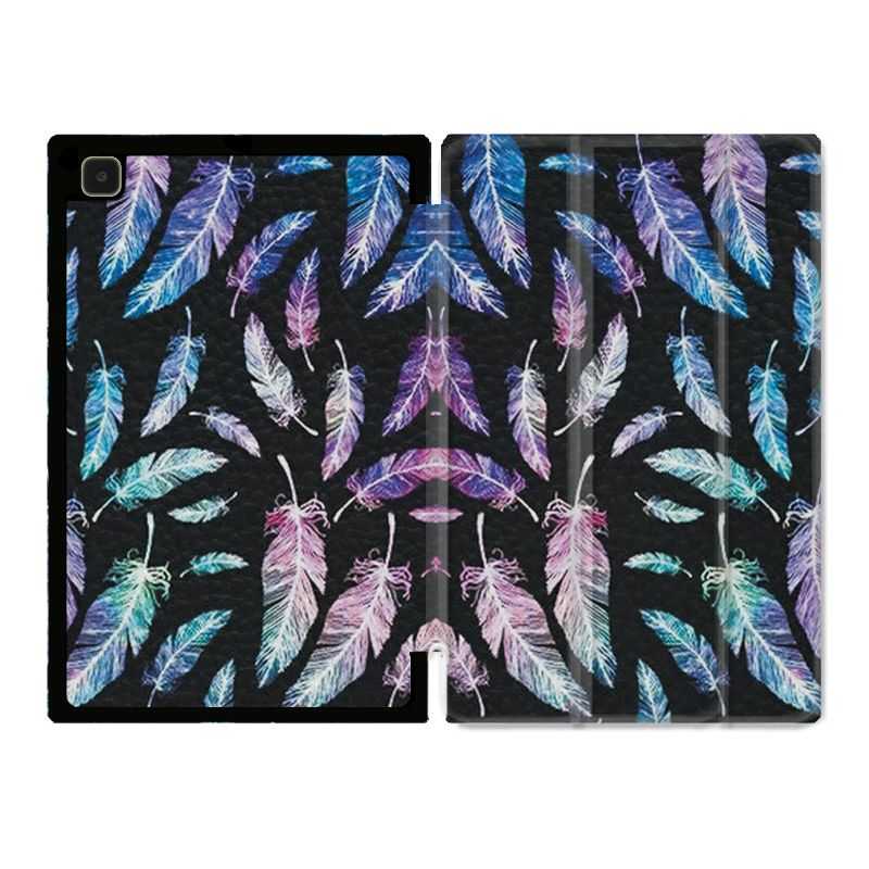 Housse Smart Cover Pour Samsung Galaxy Tab A7 (10.4) Psychedelic Plume