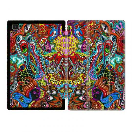 Housse Smart Cover Pour Samsung Galaxy Tab A7 (10.4) Psychedelic Yeux