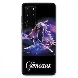Coque pour Samsung Galaxy S20 PLUS signe zodiaque 2 Gémeaux