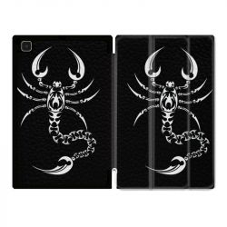 Housse Smart Cover Pour Samsung Galaxy Tab A7 (10.4) Scorpion Noir