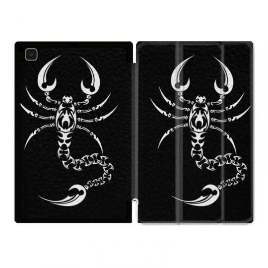Housse Smart Cover Pour Samsung Galaxy Tab A7 (10.4) Scorpion Noir