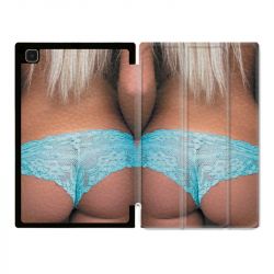 Housse Smart Cover Pour Samsung Galaxy Tab A7 (10.4) Sexy Tanga Bleu