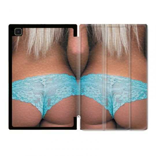 Housse Smart Cover Pour Samsung Galaxy Tab A7 (10.4) Sexy Tanga Bleu