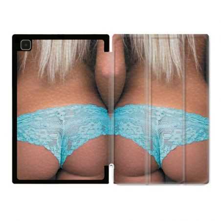 Housse Smart Cover Pour Samsung Galaxy Tab A7 (10.4) Sexy Tanga Bleu