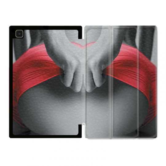 Housse Smart Cover Pour Samsung Galaxy Tab A7 (10.4) Sexy Tanga Rouge