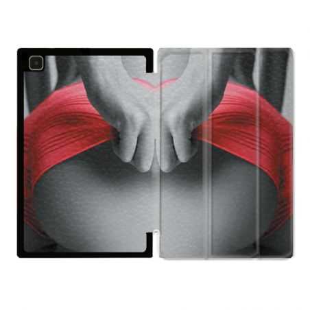 Housse Smart Cover Pour Samsung Galaxy Tab A7 (10.4) Sexy Tanga Rouge