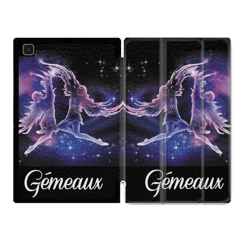Housse Smart Cover Pour Samsung Galaxy Tab A7 (10.4) Signe Zodiaque 2 Gémeaux