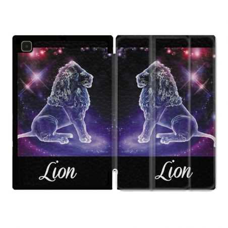 Housse Smart Cover Pour Samsung Galaxy Tab A7 (10.4) Signe Zodiaque 2 Lion
