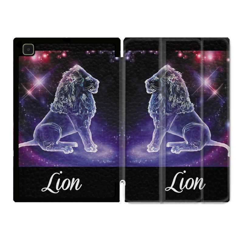 Housse Smart Cover Pour Samsung Galaxy Tab A7 (10.4) Signe Zodiaque 2 Lion