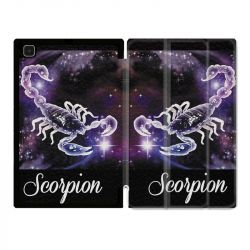 Housse Smart Cover Pour Samsung Galaxy Tab A7 (10.4) Signe Zodiaque 2 Scorpion