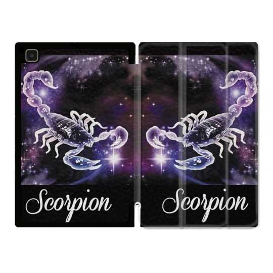 Housse Smart Cover Pour Samsung Galaxy Tab A7 (10.4) Signe Zodiaque 2 Scorpion