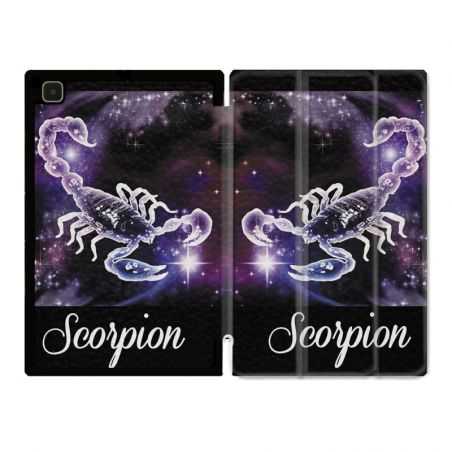 Housse Smart Cover Pour Samsung Galaxy Tab A7 (10.4) Signe Zodiaque 2 Scorpion