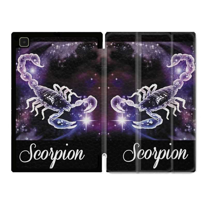 Housse Smart Cover Pour Samsung Galaxy Tab A7 (10.4) Signe Zodiaque 2 Scorpion