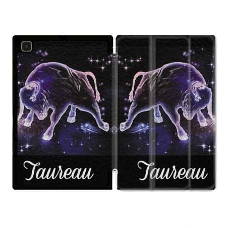 Housse Smart Cover Pour Samsung Galaxy Tab A7 (10.4) Signe Zodiaque 2 Taureau